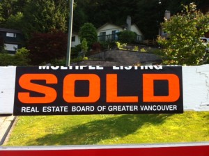 sold sign