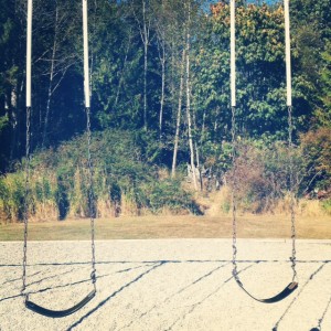 empty swings