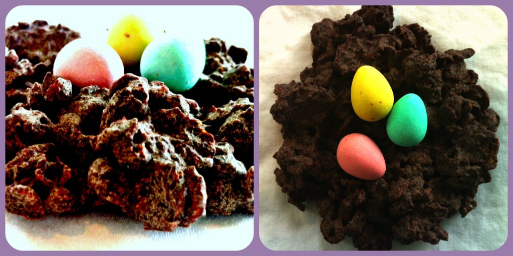 chocolate easter nests