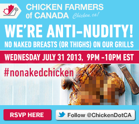 no naked chicken twitter party