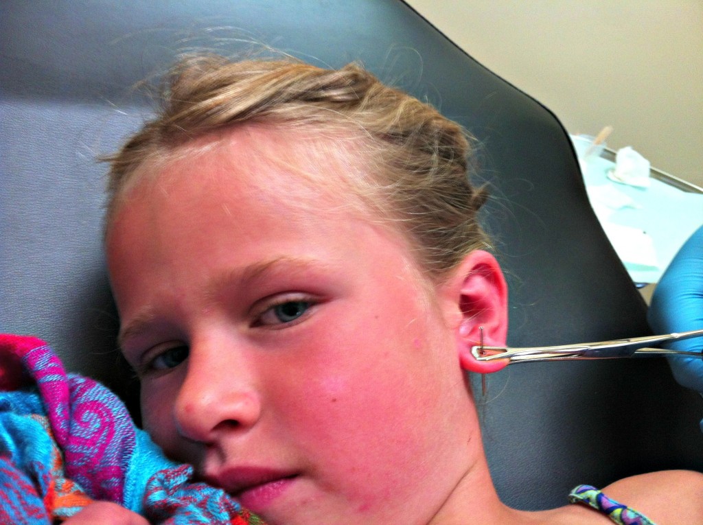 getting a kids ears pierced