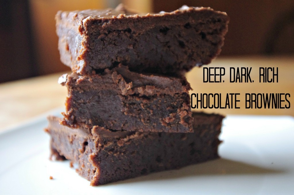 easy chocolate brownies, dessert ideas