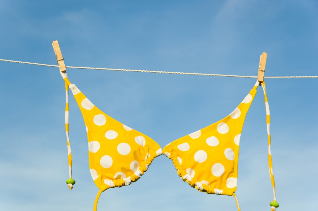 bigstock-Yellow-Polka-Dot-Bikini-2010305